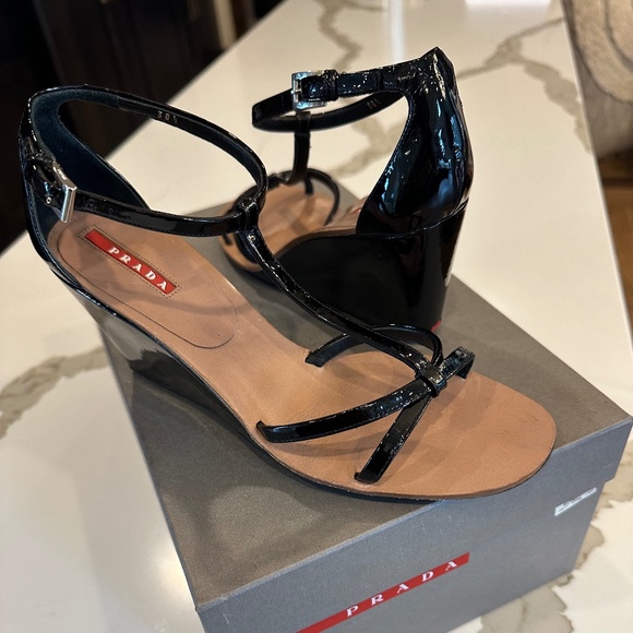 Prada Patent Leather Wedge - Picture 3 of 3